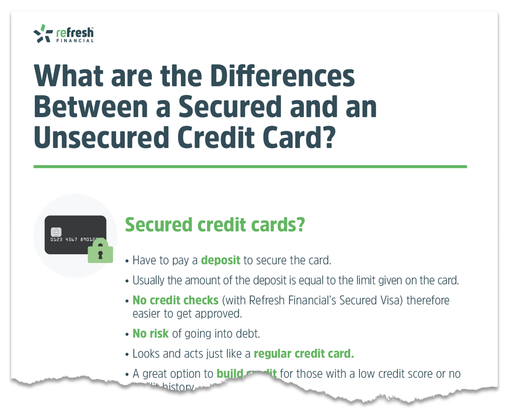 make the jump from secured to unsecured credit card